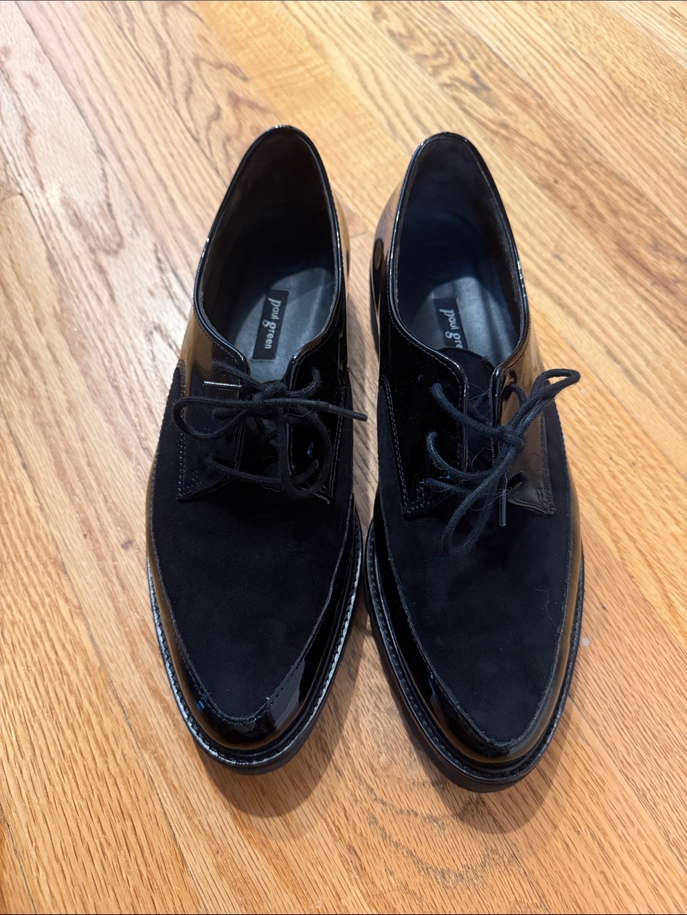 Women’s Paul Green patent leather loafers